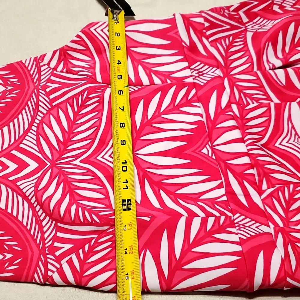 Pink Tropical Dress Womans Size Large MSRP $120. - Picture 4 of 9